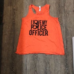 Police office wife tank